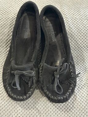 Minnetonka suede mocs 9